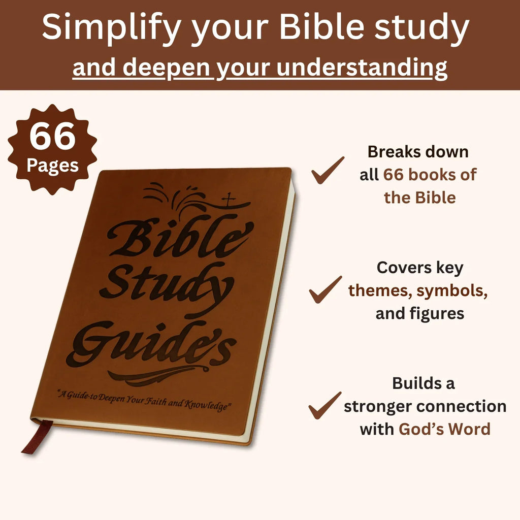 💎 40% OFF — Limited Time! ✝️📖66-Page Bible Study Guide & Daily Devotional Journal