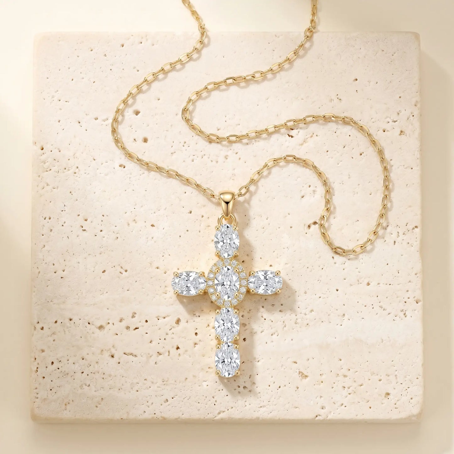 👑 Faith Cross Halskette – Ein zeitloses Symbol für Glaube, Stärke & Hoffnung ✝️