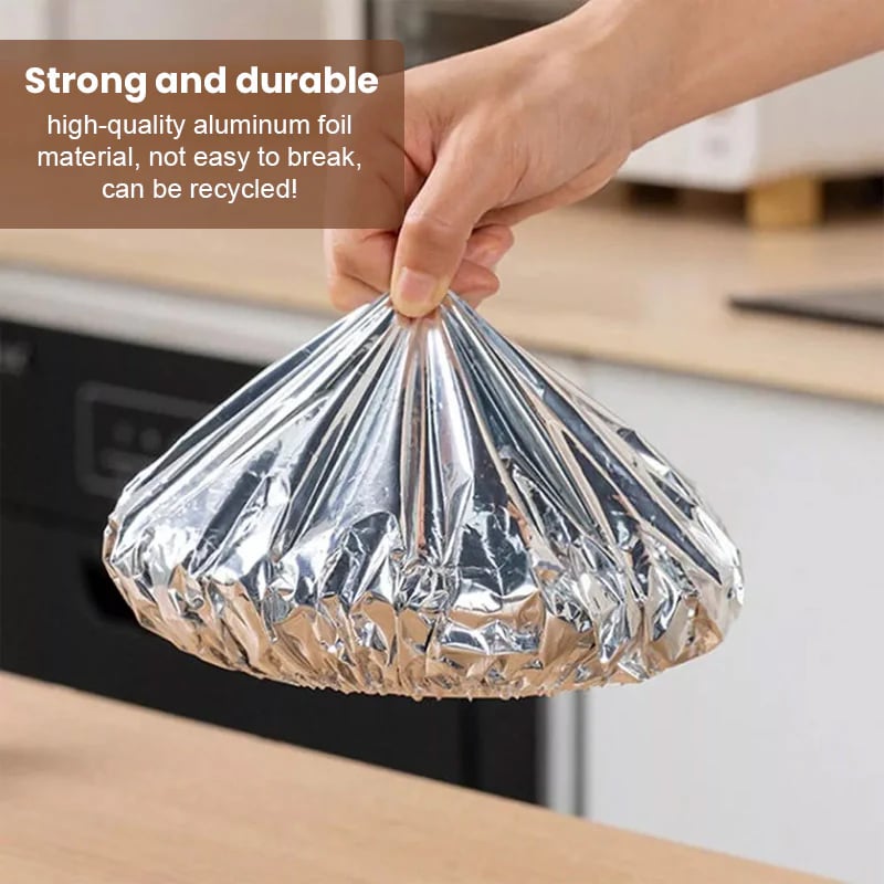 💰 Buy More, Save More! 💰 🔄 Reusable Aluminum Foil Food Covers – Keep your food warm & fresh! 🔥🍽️