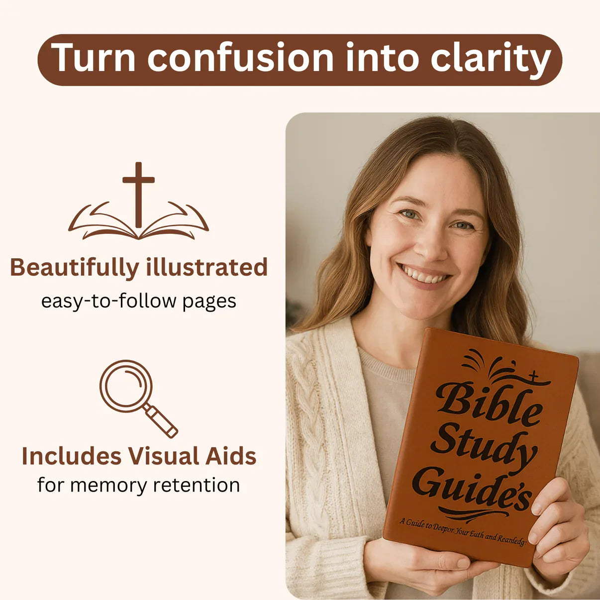 💎 40% OFF — Limited Time! ✝️📖66-Page Bible Study Guide & Daily Devotional Journal
