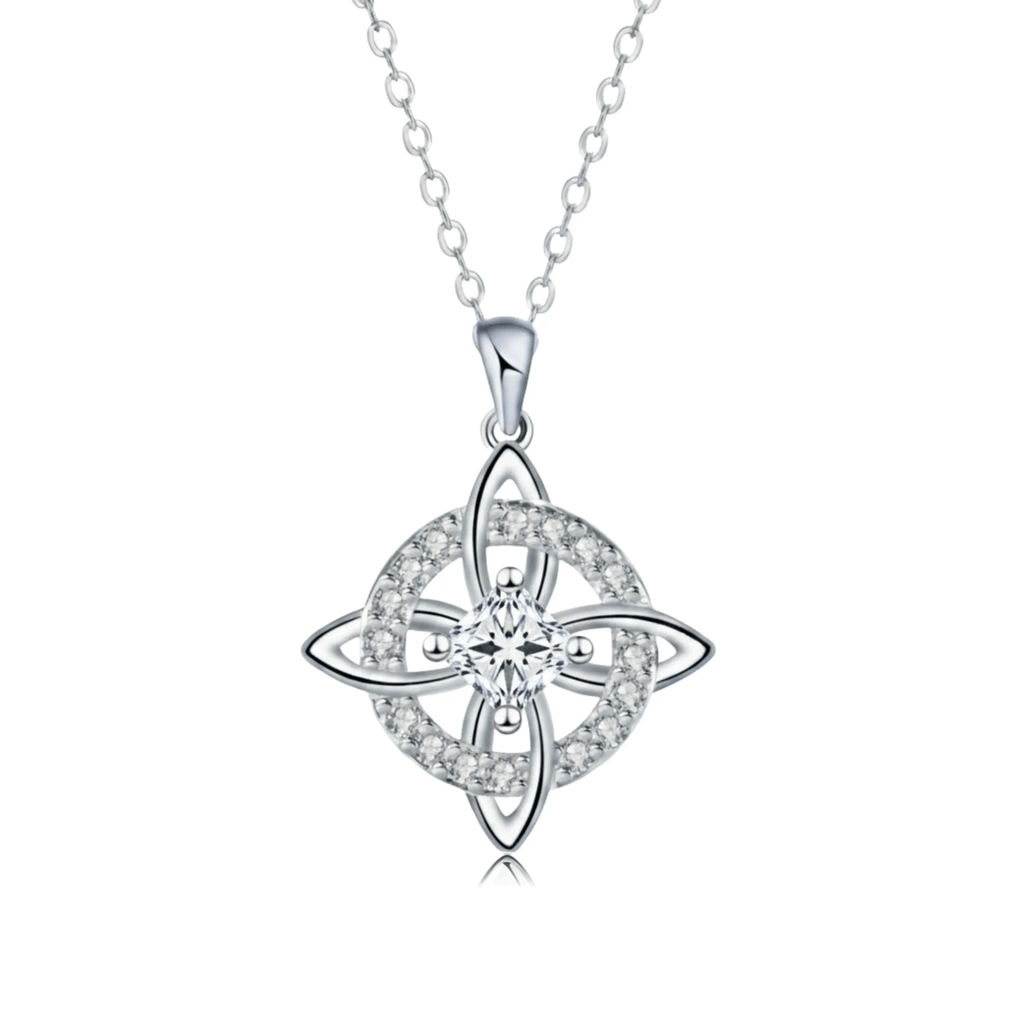 Mystical Birthstone Witches Knot Necklace – Natural Crystal🔮💞Protect Your Loved Ones