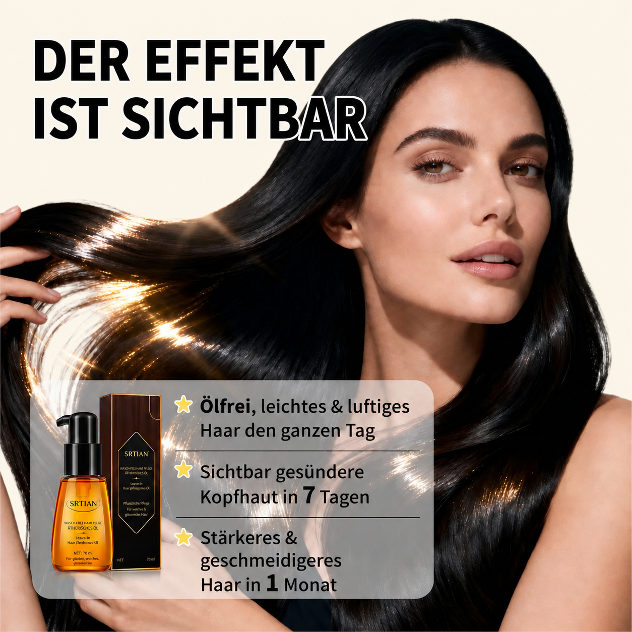 🔥 Nur heute: 50% Rabatt + extra sparen beim Kauf mehrerer Artikel! Argan Extract Hair Oil 70 ml – 100% reine, rohe & natürliche Mischung mit Kokosöl