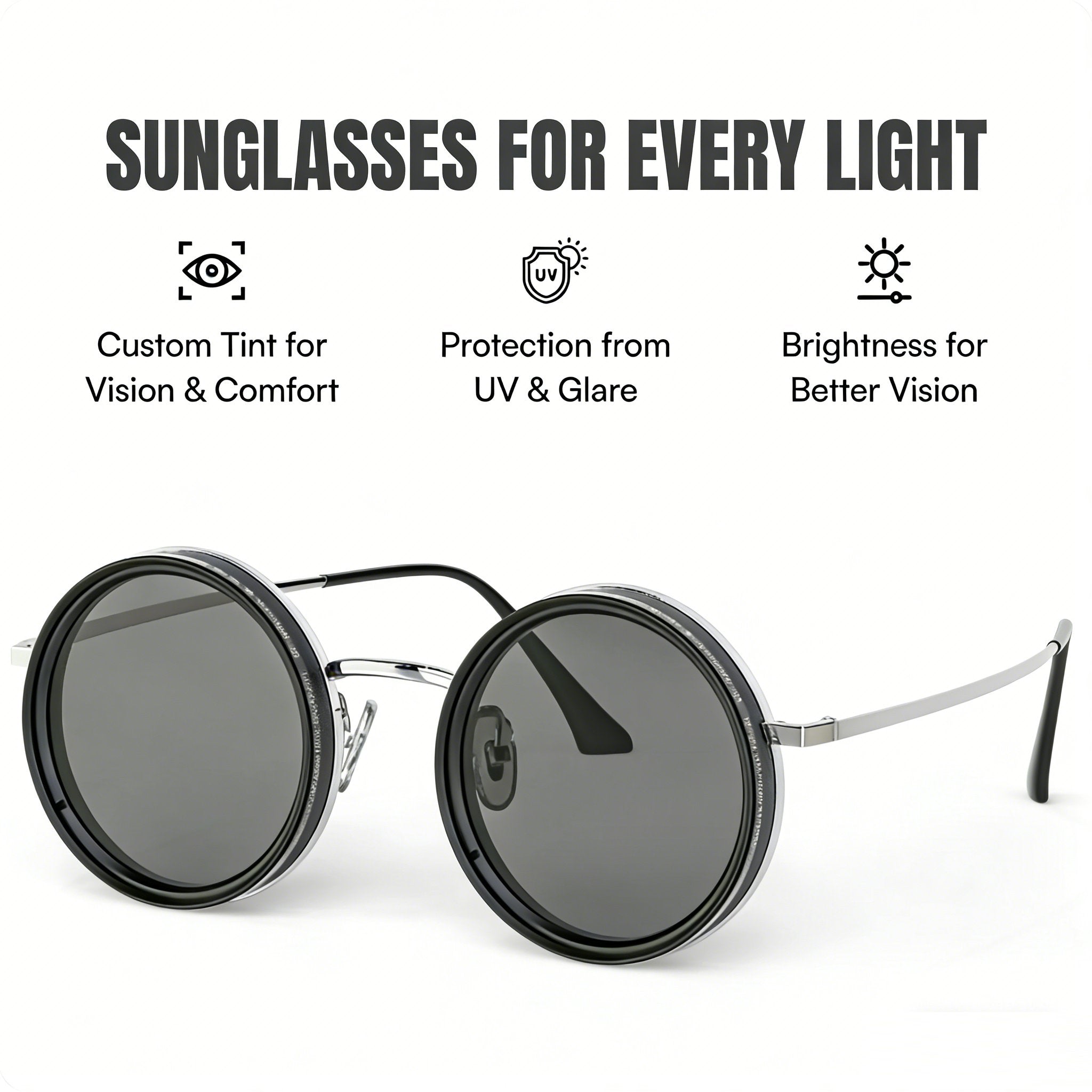 🎁 50% OFF AI-Enhanced Adaptive Polarized Sunglasses | Outdoor Smart Vision Tech