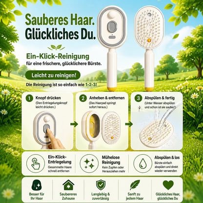 🔥 Nectavira® 3-in-1 Kopfhaut-Massagebürste mit Sprühnebel & Aromaöl-Funktion