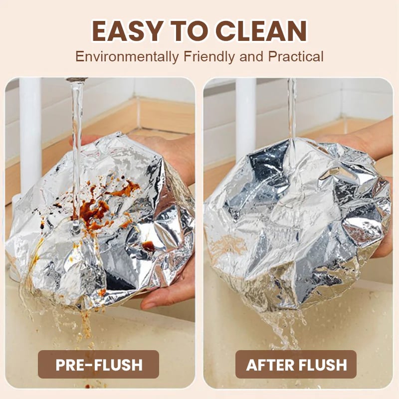 💰 Buy More, Save More! 💰 🔄 Reusable Aluminum Foil Food Covers – Keep your food warm & fresh! 🔥🍽️