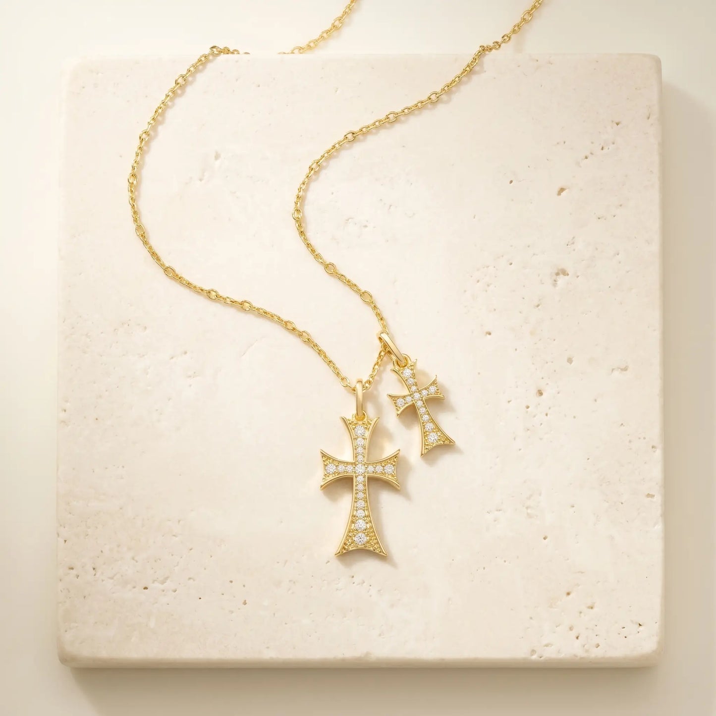 👑 Faith Cross Halskette – Ein zeitloses Symbol für Glaube, Stärke & Hoffnung ✝️