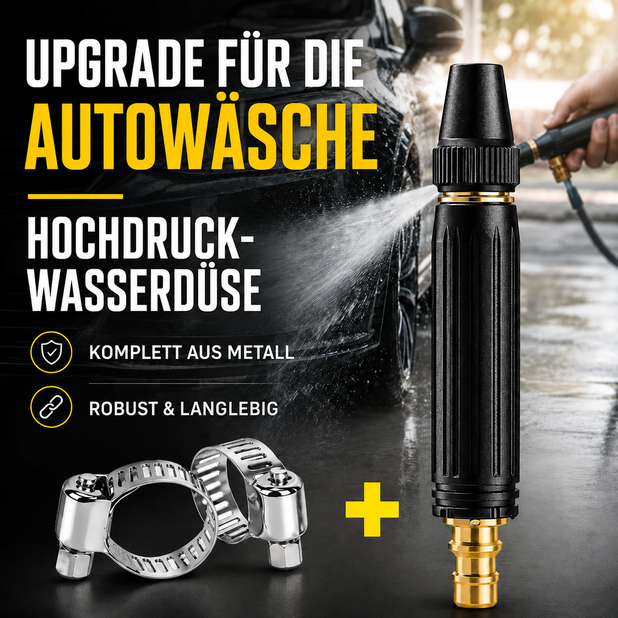 🚗LETZTER TAG – 50 % RABATT TIMNAMY® Hochdruck-Autowasch- & Gartensprüher ✨✨