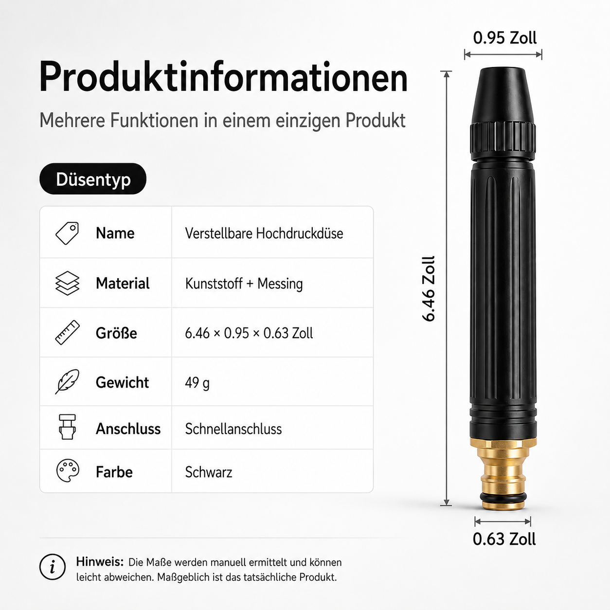 🚗LETZTER TAG – 50 % RABATT TIMNAMY® Hochdruck-Autowasch- & Gartensprüher ✨✨