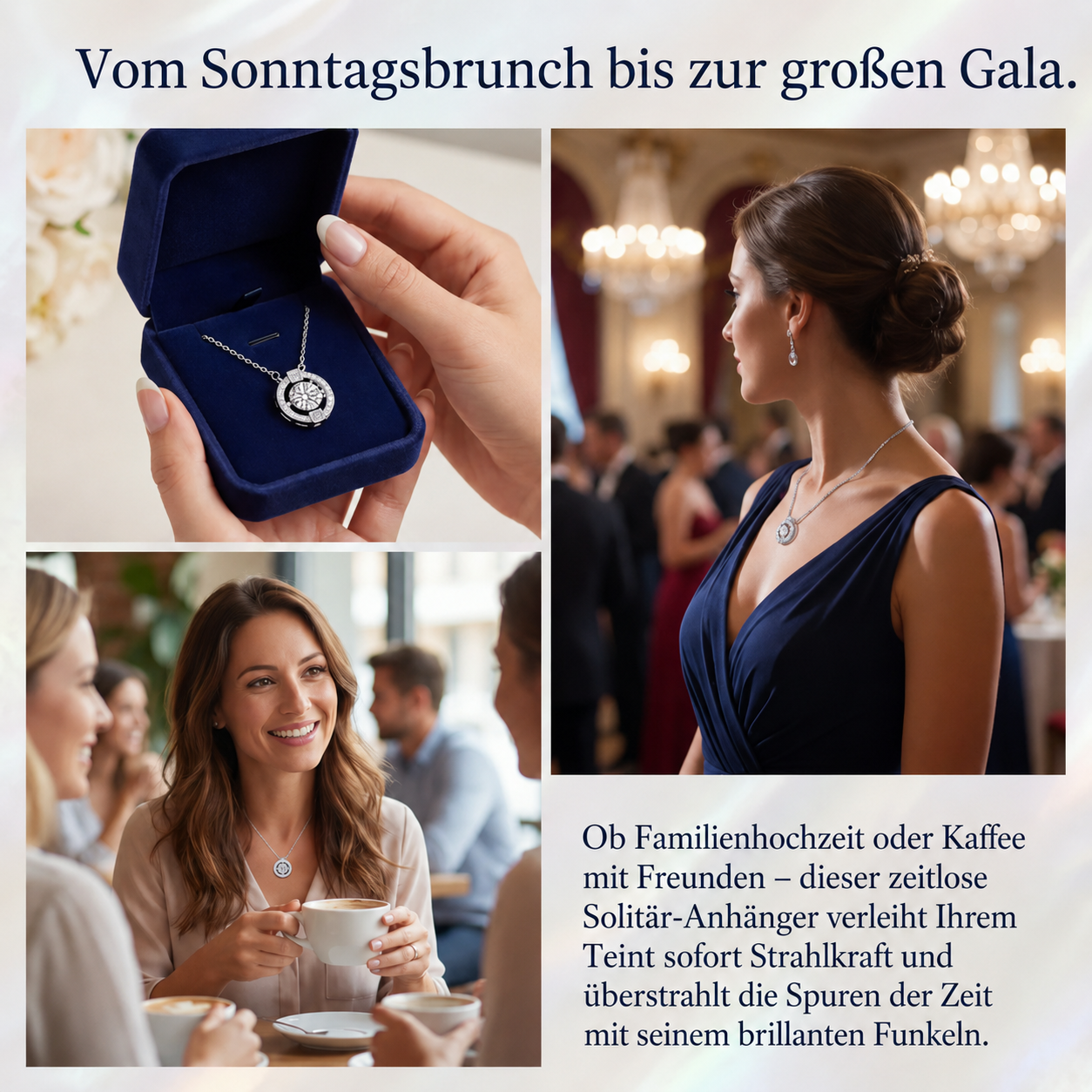 💖 1-Karat Moissanit Herzschlag-Halskette | Symbol für Liebe, Glück & ewige Verbundenheit ✨