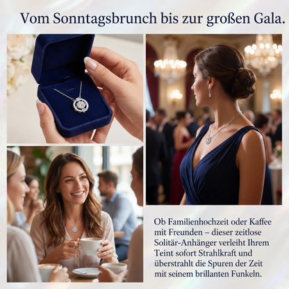 💖 1-Karat Moissanit Herzschlag-Halskette | Symbol für Liebe, Glück & ewige Verbundenheit ✨