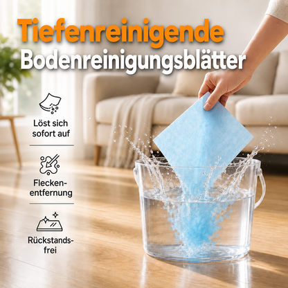 TIMNAMY® 3-in-1 Bodenreinigungsblätter – Wasserlöslich, Fleckenlösend & Rückstandsfrei