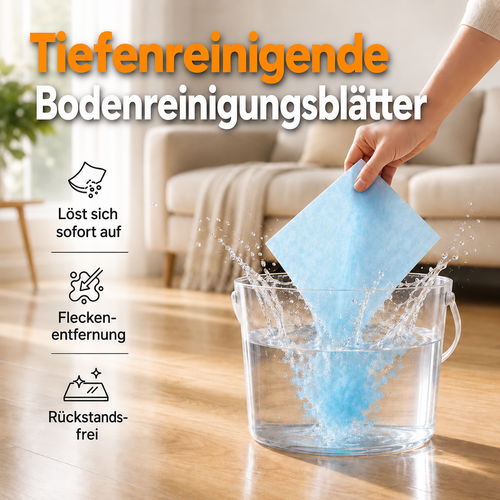 TIMNAMY® 3-in-1 Bodenreinigungsblätter – Wasserlöslich, Fleckenlösend & Rückstandsfrei