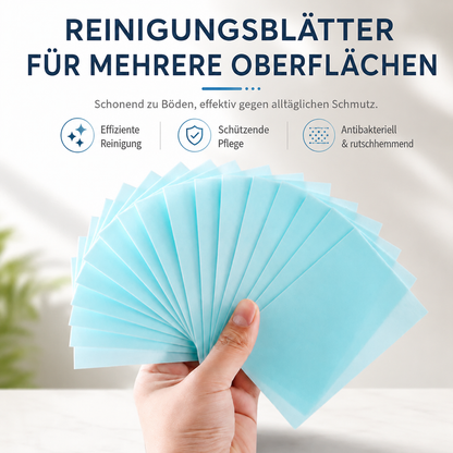 TIMNAMY® 3-in-1 Bodenreinigungsblätter – Wasserlöslich, Fleckenlösend & Rückstandsfrei