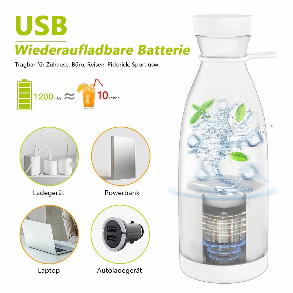 🍓🥤 50% Rabatt | Tragbarer USB-Entsafter – Frische Smoothies & Säfte jederzeit und überall