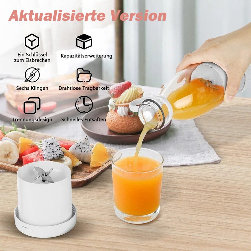 🍓🥤 50% Rabatt | Tragbarer USB-Entsafter – Frische Smoothies & Säfte jederzeit und überall