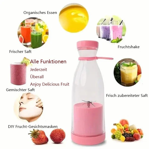 🍓🥤 50% Rabatt | Tragbarer USB-Entsafter – Frische Smoothies & Säfte jederzeit und überall