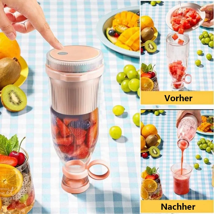 🍓🥤 50% Rabatt | Tragbarer USB-Entsafter – Frische Smoothies & Säfte jederzeit und überall