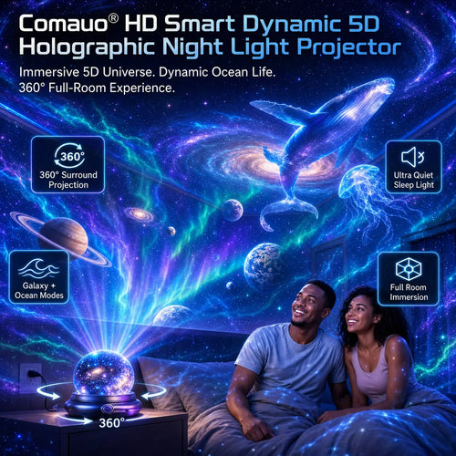 Topacme 5D Hologramm-Nachtlicht-Projektor