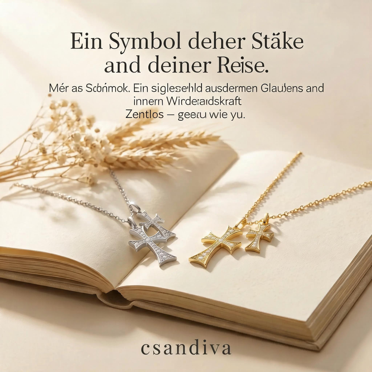👑 Faith Cross Halskette – Ein zeitloses Symbol für Glaube, Stärke & Hoffnung ✝️