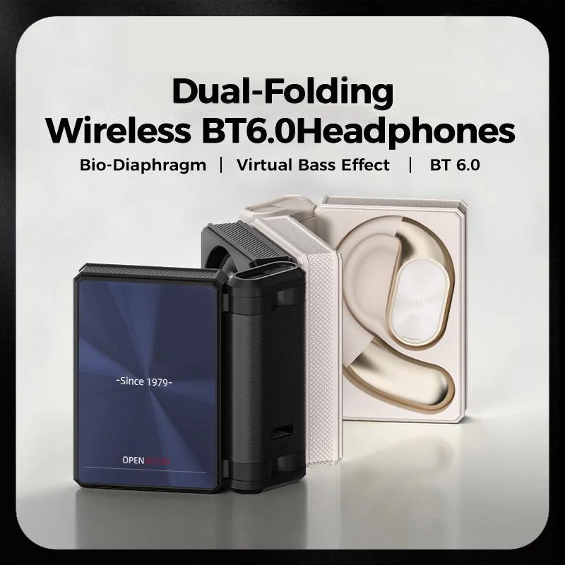 🎁New arrival 50% OFF💥Wireless Noise-Canceling Bluetooth 6.0 Earbuds 🥤, 145-Hour Ultra-Long Battery Life 🥳, IPX5 Waterproof Sports Earphones 🚲