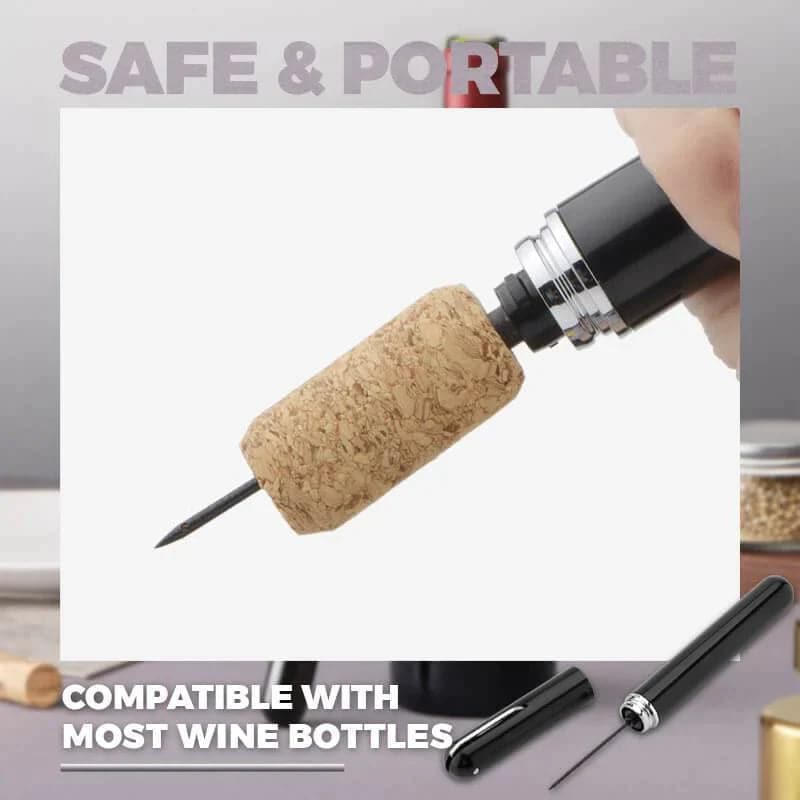 Air Pressure Wine Opener — Fast, Clean, Effortless ⚡for Yourself 🍷Share with Friends 💝