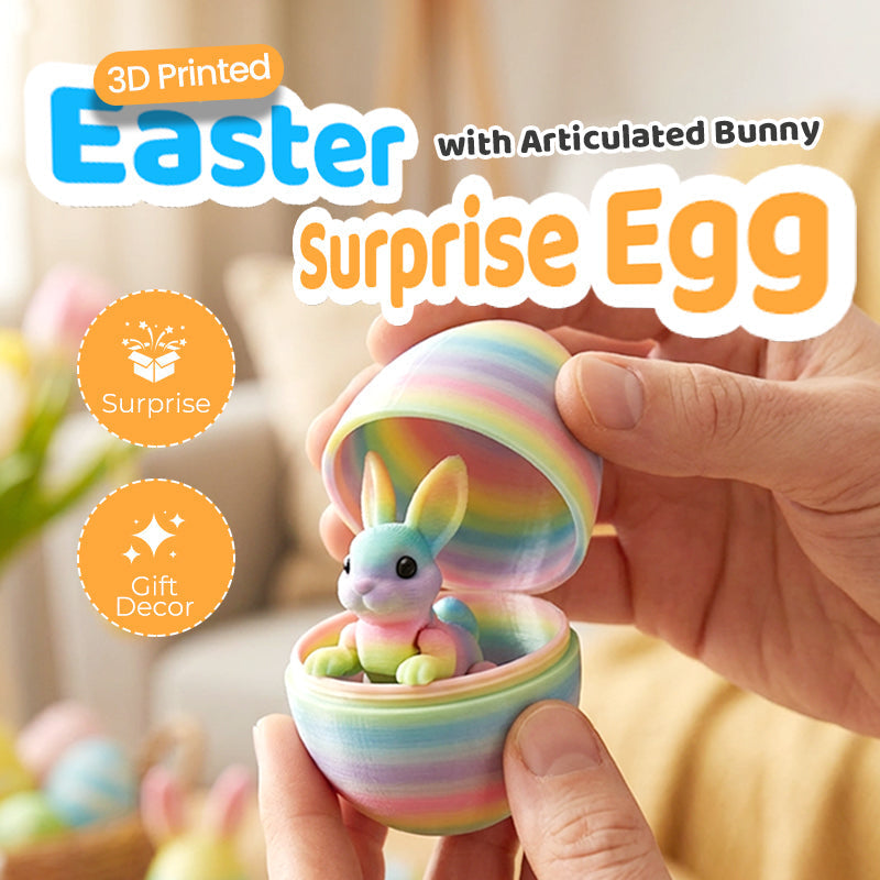 💐60% OFF ! Easter Decorative Egg – Articulated Bunny for Collectors 🎁🌷【Holiday Special】