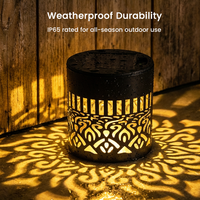 Solar Powered Mandala Projector Light - Waterproof Outdoor Garden Decor（📢60% off!! ⏰ ）