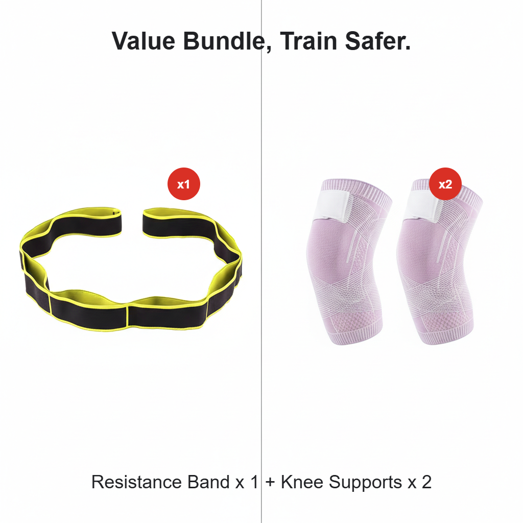 🧘‍♀️ Stretch deeper, move more freely – Resistance band, wherever you are
