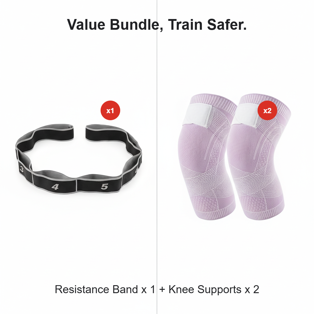 🧘‍♀️ Stretch deeper, move more freely – Resistance band, wherever you are