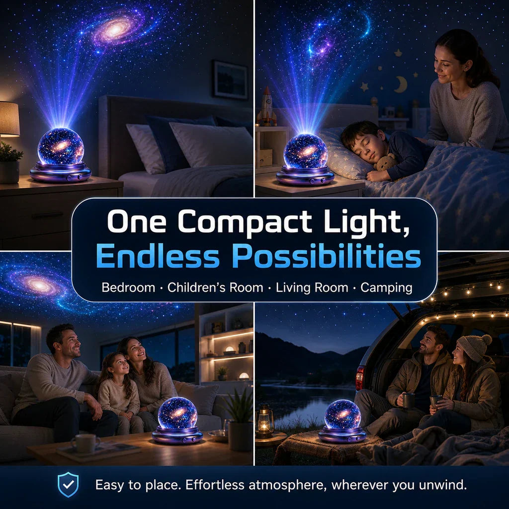 Topacme 5D Hologramm-Nachtlicht-Projektor